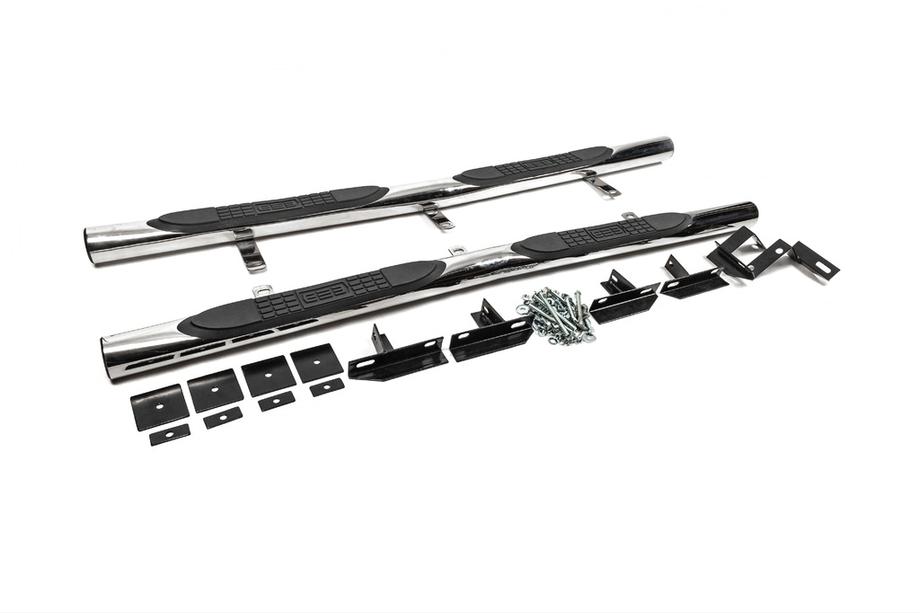 Toyota Rav 4 2001-2005 гг. Боковые трубы (2 шт., нержавейка) Фото 3