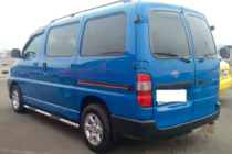 Toyota HiAce Боковые трубы (2 шт., нержавейка) фото 1