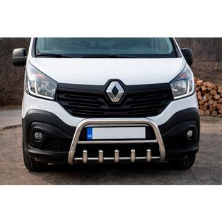 Кенгурятник WT003-4 (нержавейка) Nissan NV300/Primastar 2016- гг. фото 2