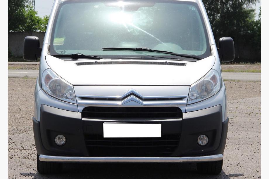 Citroen Jumpy 2007-2017 гг. Передняя защита ST008 (нержавейка) Image