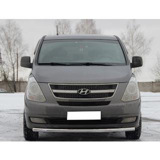 Передняя защита ST008 (нержавейка) фото 1