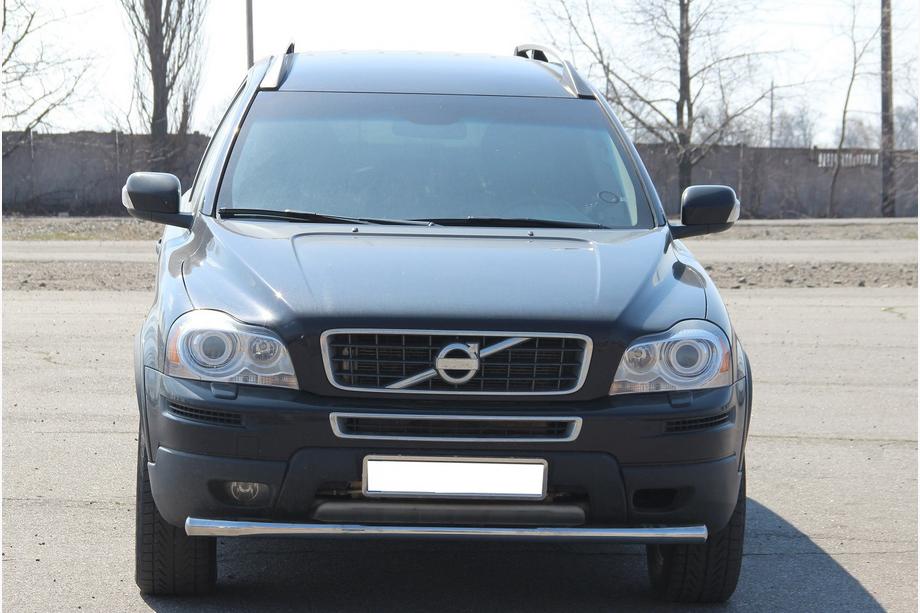 Volvo XC90 2002-2014 гг. Передняя защита ST008 (нержавейка) Фото 3