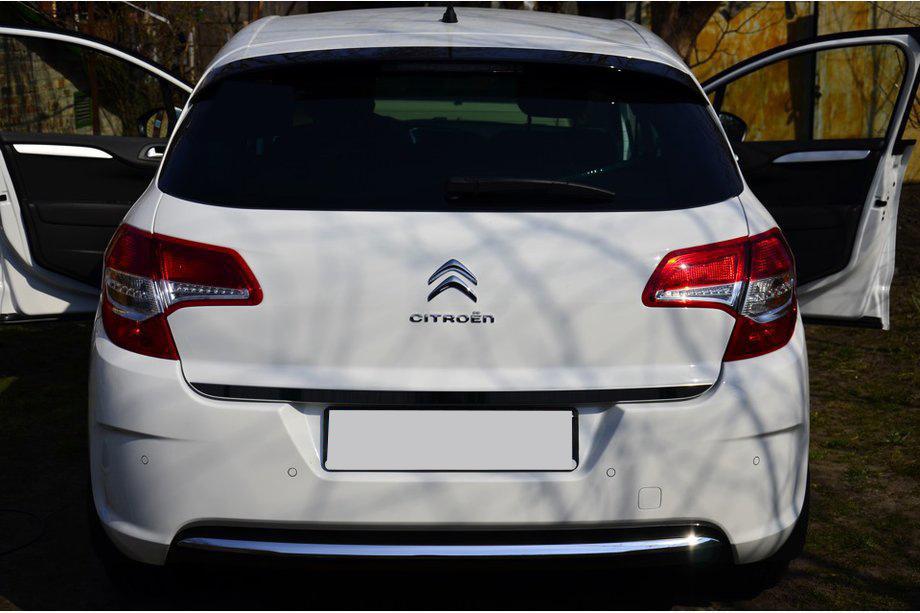 Citroen C-4 2010-2018 гг. Накладка на Багажник Нержавейка OmsaLine - Итальянская Нержавейка Фото 3