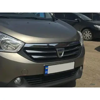 Хромированные накладки на решетку (4 шт, нержавейка) фото 4