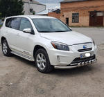 Передняя защита ST015 (нержавейка) фото 2 Передняя защита ST015 (нержавейка) фото 2