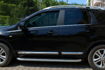 Дверные молдинги OmsaLine (4 шт, нержавейка) фото 1 Дверные молдинги OmsaLine (4 шт, нержавейка) фото 1