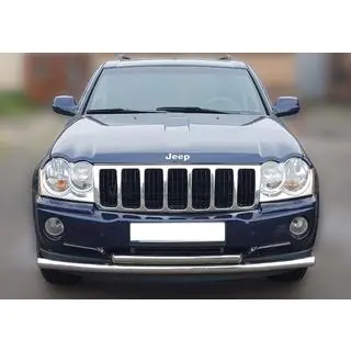 Передняя защита ST014 (нержавейка) Jeep Grand Cherokee WK 2004-2010 гг. фото 1