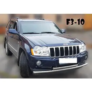 Передняя защита ST014 (нержавейка) Jeep Grand Cherokee WK 2004-2010 гг. фото 3