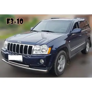 Передняя защита ST014 (нержавейка) Jeep Grand Cherokee WK 2004-2010 гг. фото 4