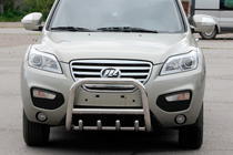 Lifan X60 2011- гг. Кенгурятник QT006 (нерж. сталь) фото 1
