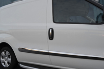 Opel Combo 2012-2018 гг. Хромированные Накладки на Ручки (4 шт., Нержавейка) фото 8