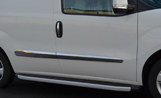 Opel Combo 2012-2018 гг. Дверные Молдинги Нержавеющая Сталь (4 шт) фото 2