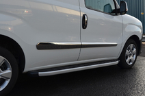 Opel Combo 2012-2018 гг. Дверные Молдинги Нержавеющая Сталь (4 шт) фото 3