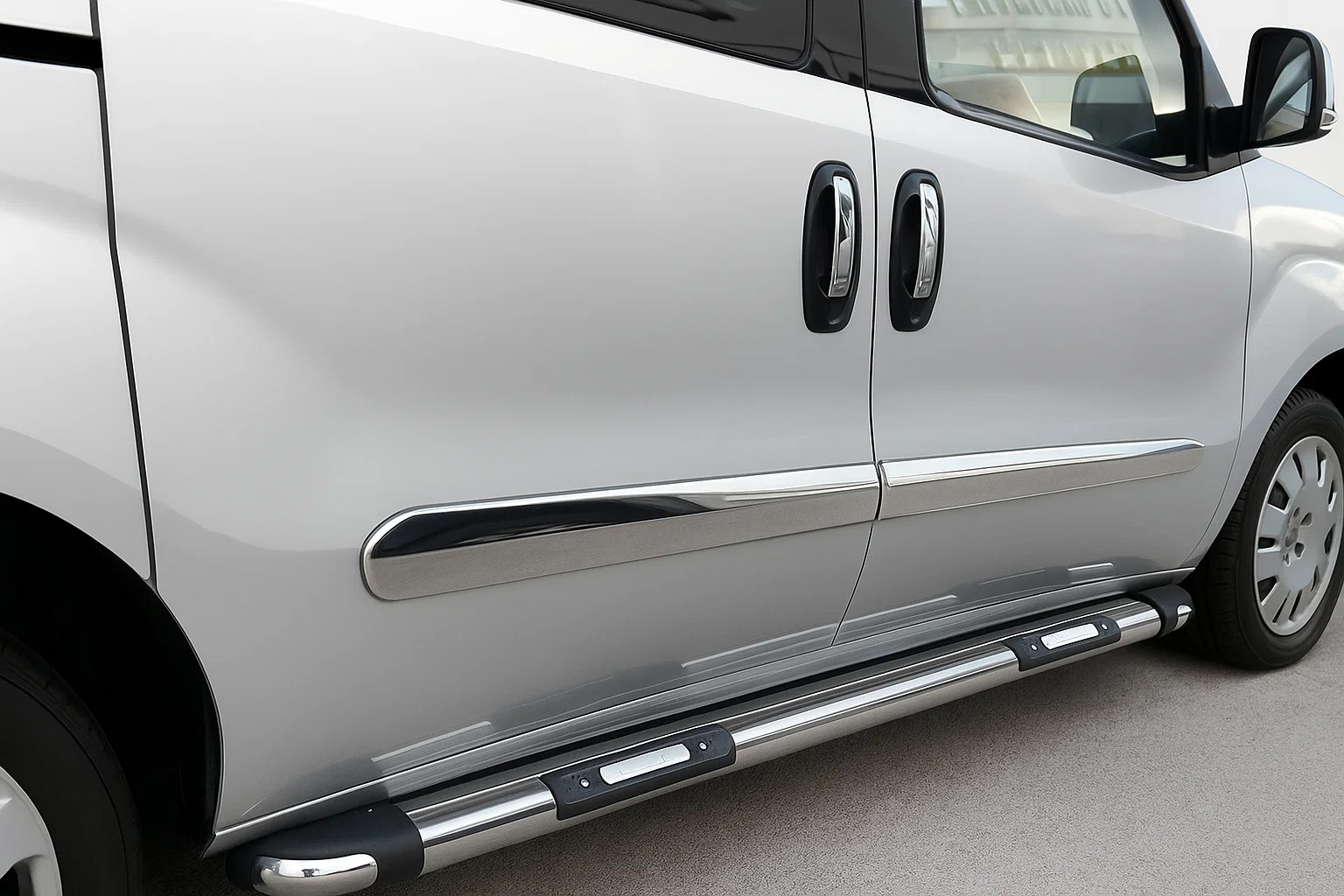 Молдинг дверний (4 шт, нерж) Carmos - Турецька сталь для Opel Combo 2012-2018 рр - фото 6