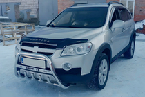 Chevrolet Captiva 2006-2019 гг. Кенгурятник WT004 Нержавейка фото 1