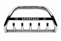 Kia Sportage 2010-2015 гг. Кенгурятник WT004 Нержавейка фото 4