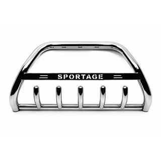 Кенгурятник WT004 Нержавейка Kia Sportage 2010-2015 гг. фото 4