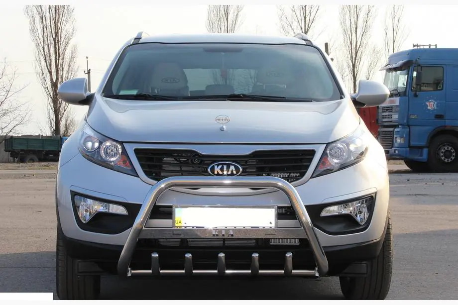 Kia Sportage 2010-2015 гг. Кенгурятник WT004 Нержавейка