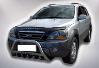 Kia Sorento I BL 2002-2009 гг. Кенгурятник WT004 Нержавейка фото 2
