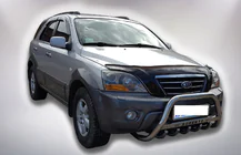 Kia Sorento I BL 2002-2009 гг. Кенгурятник WT004 Нержавейка фото 3