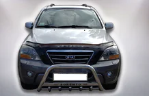 Kia Sorento I BL 2002-2009 гг. Кенгурятник WT004 Нержавейка фото 1