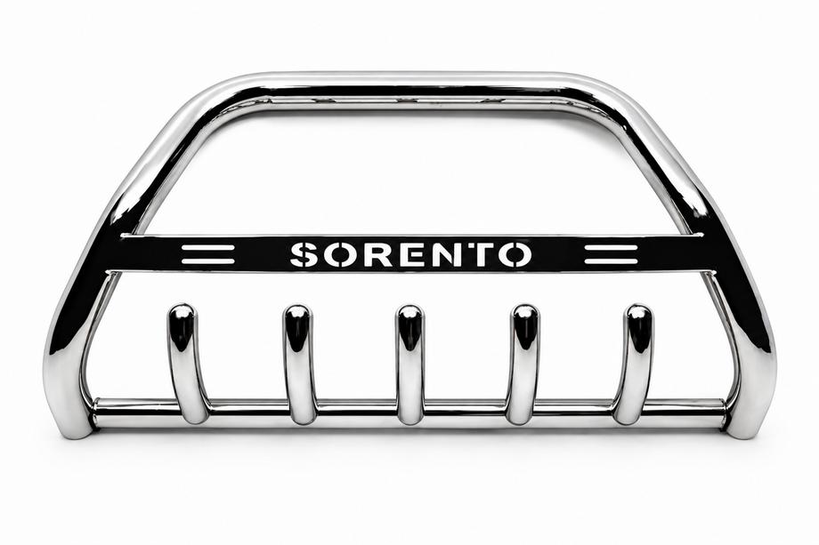 Kia Sorento III UM 2014-2020 гг. Кенгурятник WT004 Нержавейка Image