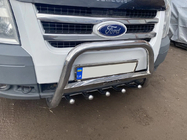 Ford Transit 2000-2014 гг. Кенгурятник WT004 Нержавейка фото 3