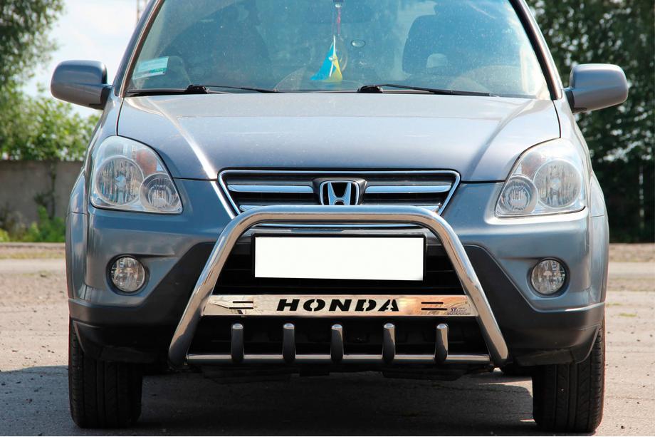 Honda CRV 2001-2006 гг. Кенгурятник WT004 Нержавейка Image