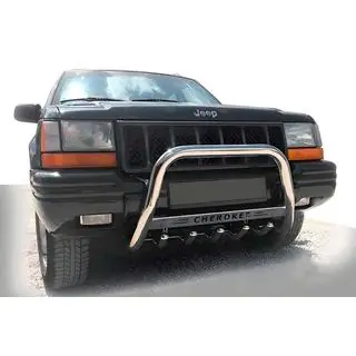Кенгурятник WT004 Нержавейка Jeep Grand Cherokee WJ 1999-2004 гг. фото 1