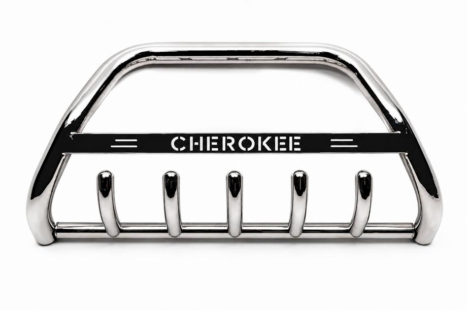Jeep Grand Cherokee WJ 1999-2004 гг. Кенгурятник WT004 Нержавейка Фото 4
