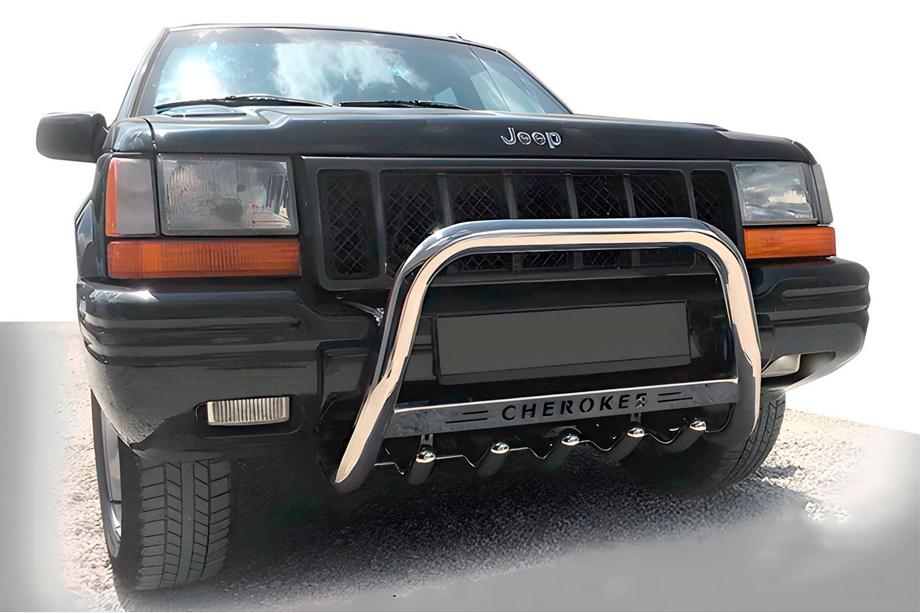 Jeep Grand Cherokee WJ 1999-2004 гг. Кенгурятник WT004 Нержавейка Фото 1