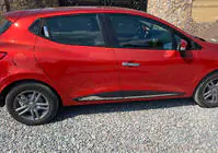 Renault Clio IV 2012-2019 гг. Прямые дверные молдинги (4 шт, нержавейка) фото 1