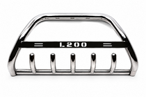 Mitsubishi L200 2015-2024 гг. Кенгурятник WT004 Нержавейка фото 1