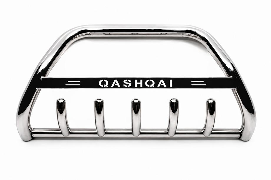 Nissan Qashqai 2014-2021 гг. Кенгурятник WT004 Нержавейка Image