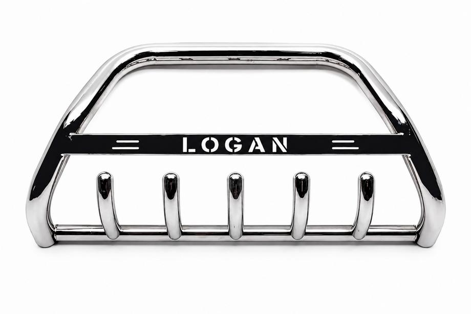 Renault Logan MCV 2013-2022 гг. Кенгурятник WT004 Нержавейка Image