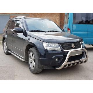 Кенгурятник WT004 Нержавейка Suzuki Grand Vitara 2005-2017 гг. фото 4