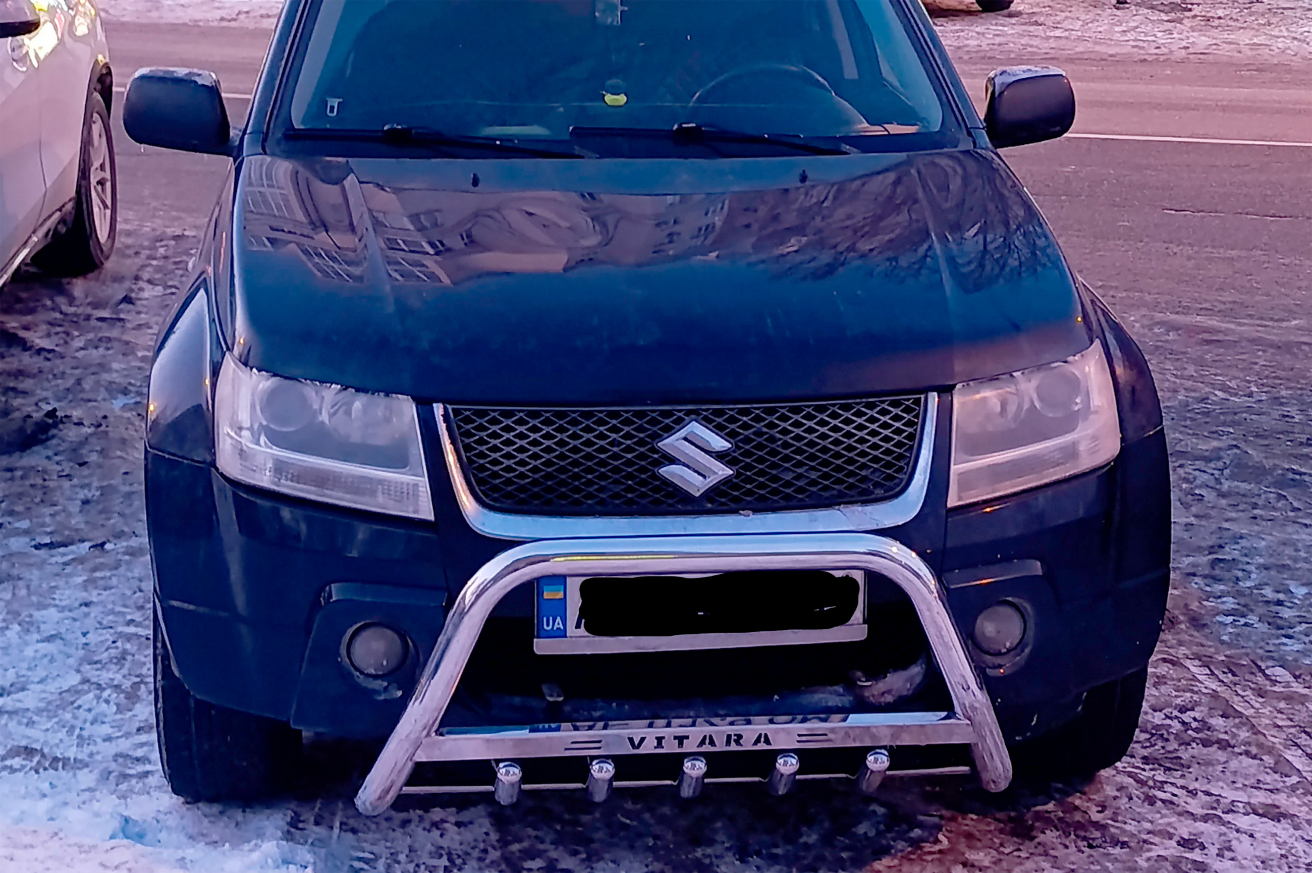 Кенгурятник WT004 (нерж) для Suzuki Grand Vitara 2005-2017 рр - фото 8