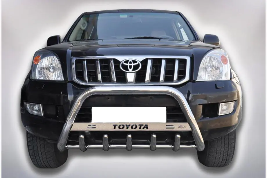 Toyota Land Cruiser Prado 120 2002-2009 гг. Кенгурятник WT004 Нержавейка