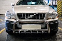 Volvo XC90 2002-2014 гг. Кенгурятник WT004 Нержавейка фото 3
