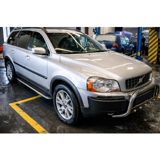 Кенгурятник WT004 Нержавейка Volvo XC90 2002-2014 гг. фото 2