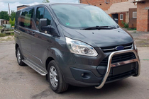 Ford Custom 2013-2022 гг. Кенгурятник WT006 (нержавейка) фото 1