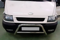 Ford Transit 2000-2014 гг. Кенгурятник WT006 (нержавейка) фото 1