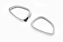 Ford Fiesta 2008-2017 гг. Обводка зеркала (2 шт., пластик) фото 3