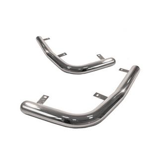 Задние уголки AK003 (2 шт., нержавейка) Toyota Hilux 2006-2015 гг.