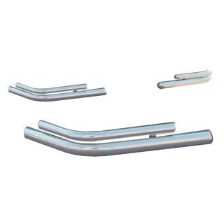 Задние двойные уголки AK003-double (2 шт., нержавейка) Volkswagen Caddy 2010-2015 гг.