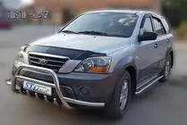 Kia Sorento I BL 2002-2009 гг. Кенгурятник WT003-Exclusive (нерж.) фото 3