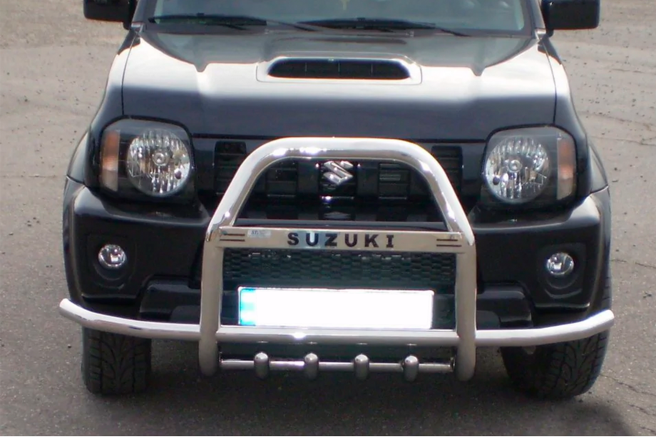 Suzuki Jimny 1998-2018 гг. Кенгурятник QT007-Exclusive (нерж) Image