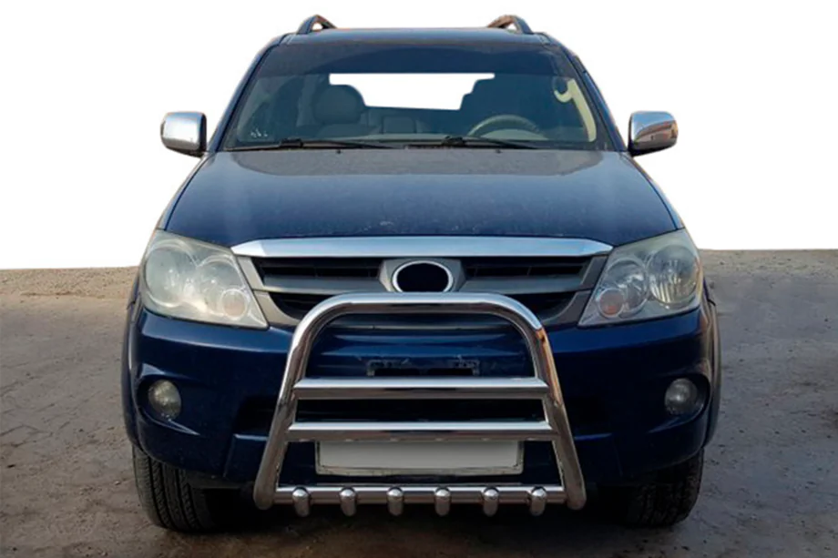 Toyota Fortuner 2006-2015 гг. Кенгурятник F12-11 Нержавейка