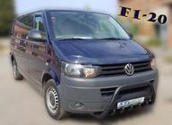Volkswagen T5 2010-2015 гг. Кенгурятник WT003 Черный Нержавейка фото 3