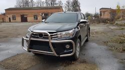 Передняя защита F1-58 (нержавейка) фото 3 Передняя защита F1-58 (нержавейка) фото 3